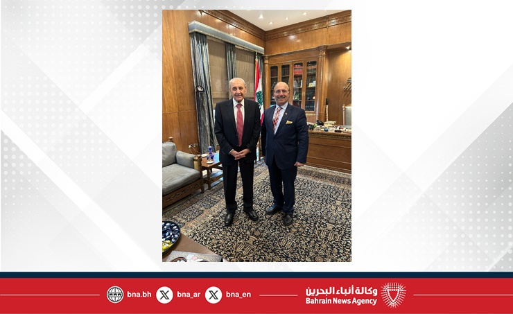 رئيس مجلس النواب اللبناني يستقبل سفير مملكة البحرين لدى الجمهورية اللبنانية والمقيم في دمشق رئيس مجلس النواب اللبناني يستقبل سفير مملكة البحرين لدى الجمهورية اللبنانية والمقيم في دمشق